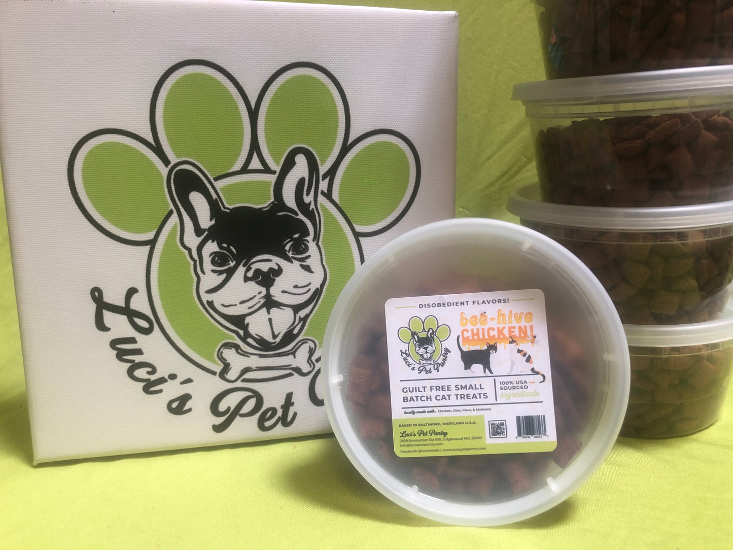 Shrimp - All Natural "Beef" Cat & Kitten Treats - Disobedient Tub of Cat Treats