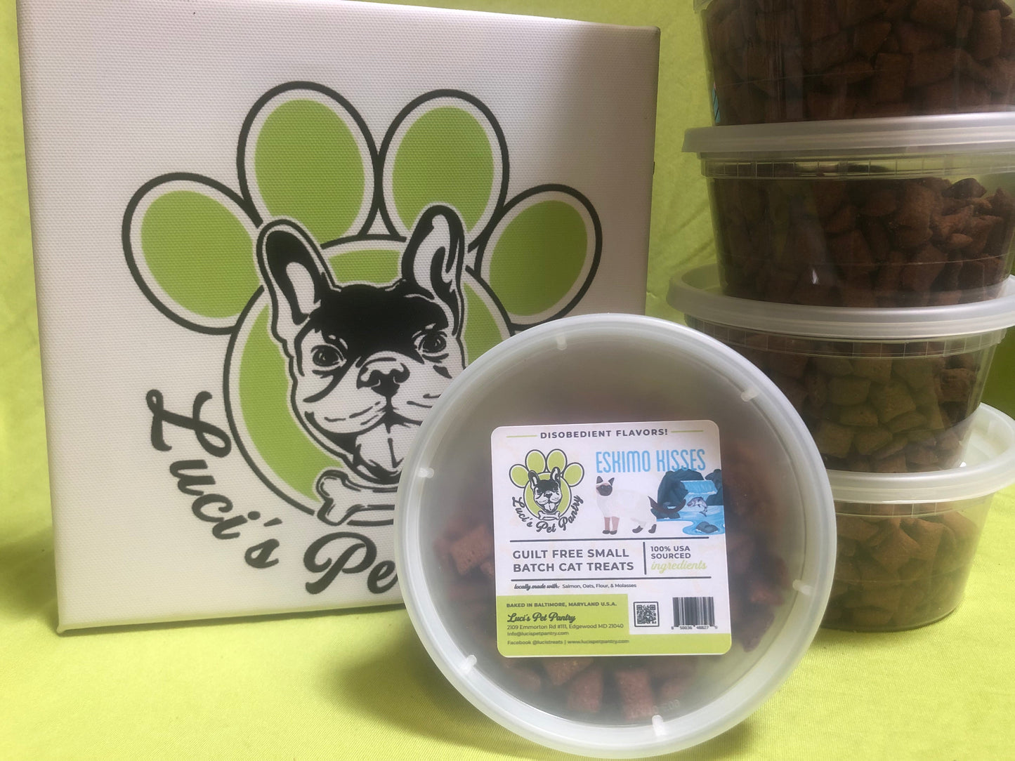 Shrimp - All Natural "Beef" Cat & Kitten Treats - Disobedient Tub of Cat Treats