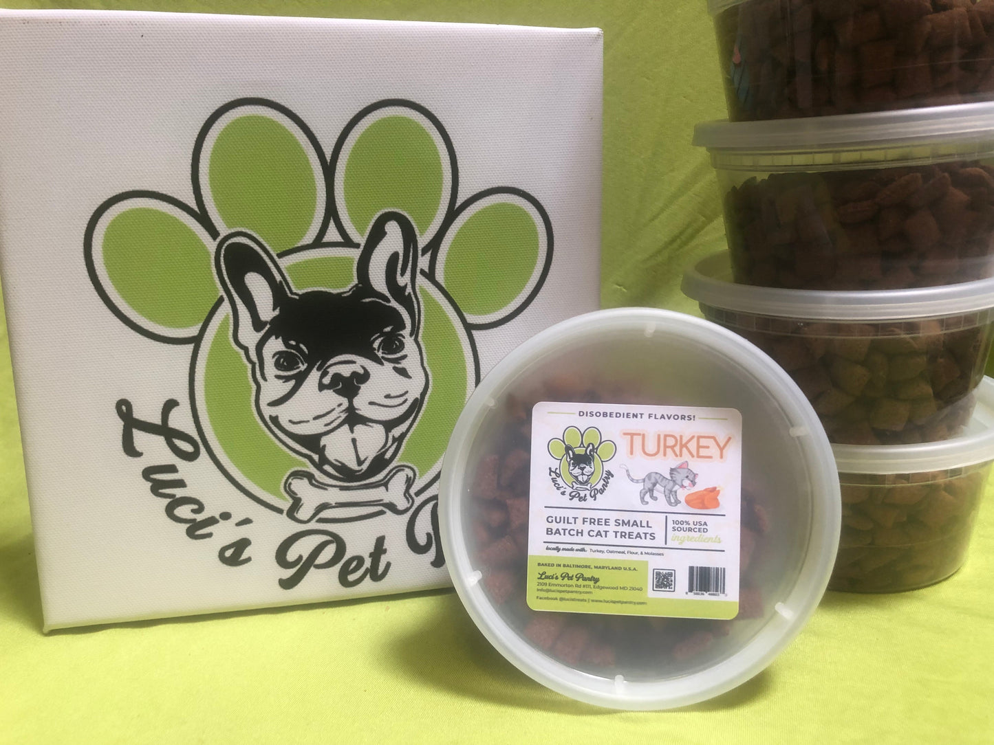 Shrimp - All Natural "Beef" Cat & Kitten Treats - Disobedient Tub of Cat Treats