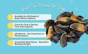 All Natural Cow Hoof Dog Chews - Single Pouch