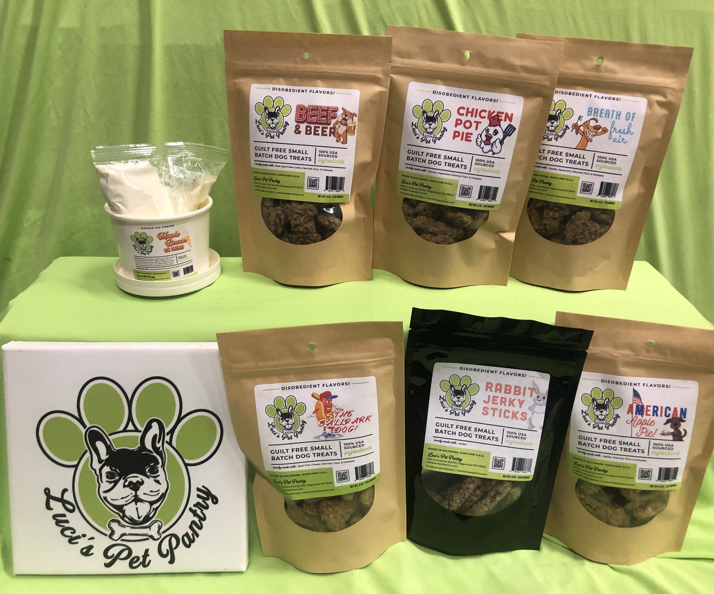 "4th of July" Dog & Puppy Gift Box! Now Available Year Round!