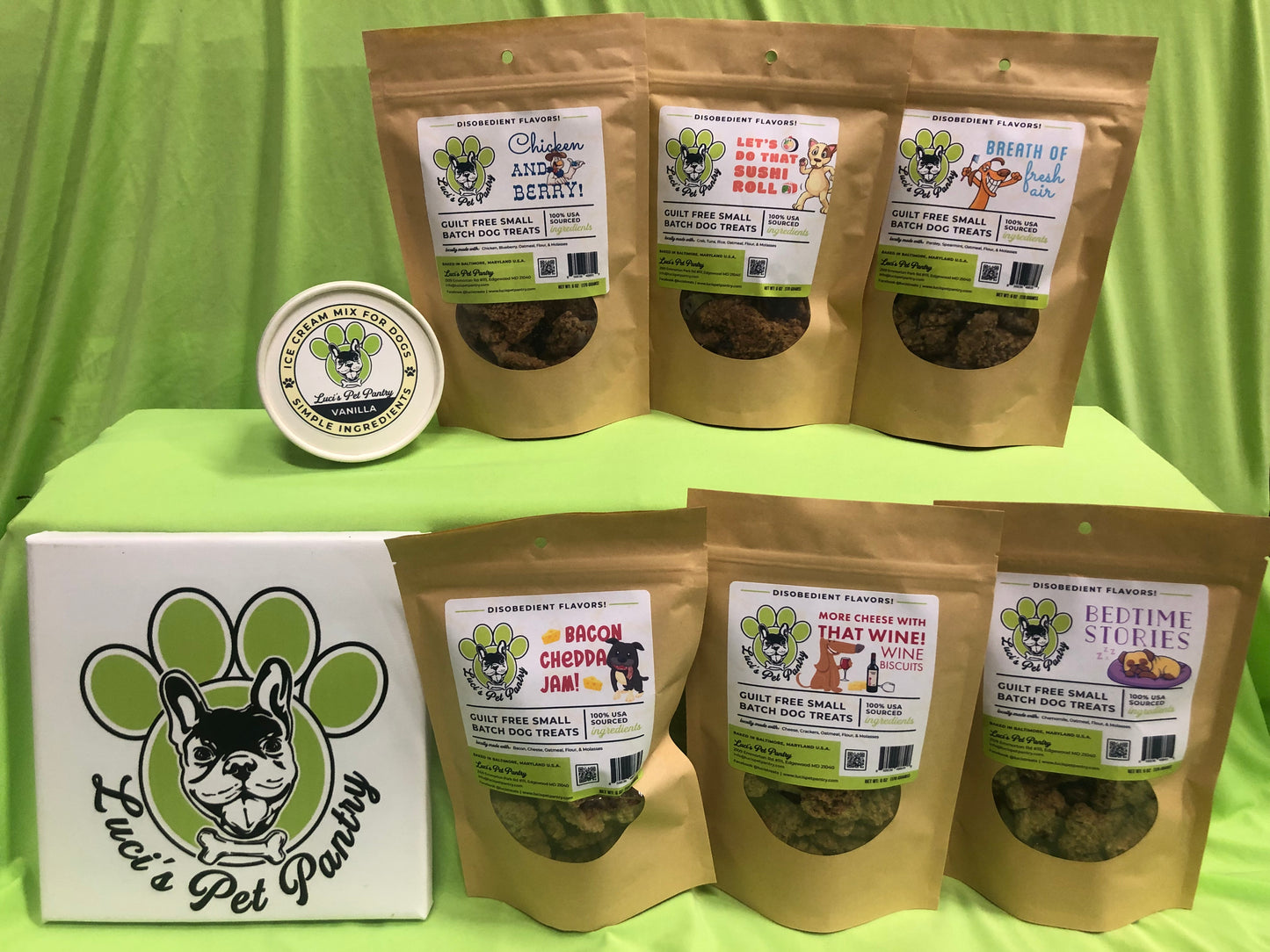 "New Years Eve" Dog & Puppy Gift Box! Now Available Year Round!