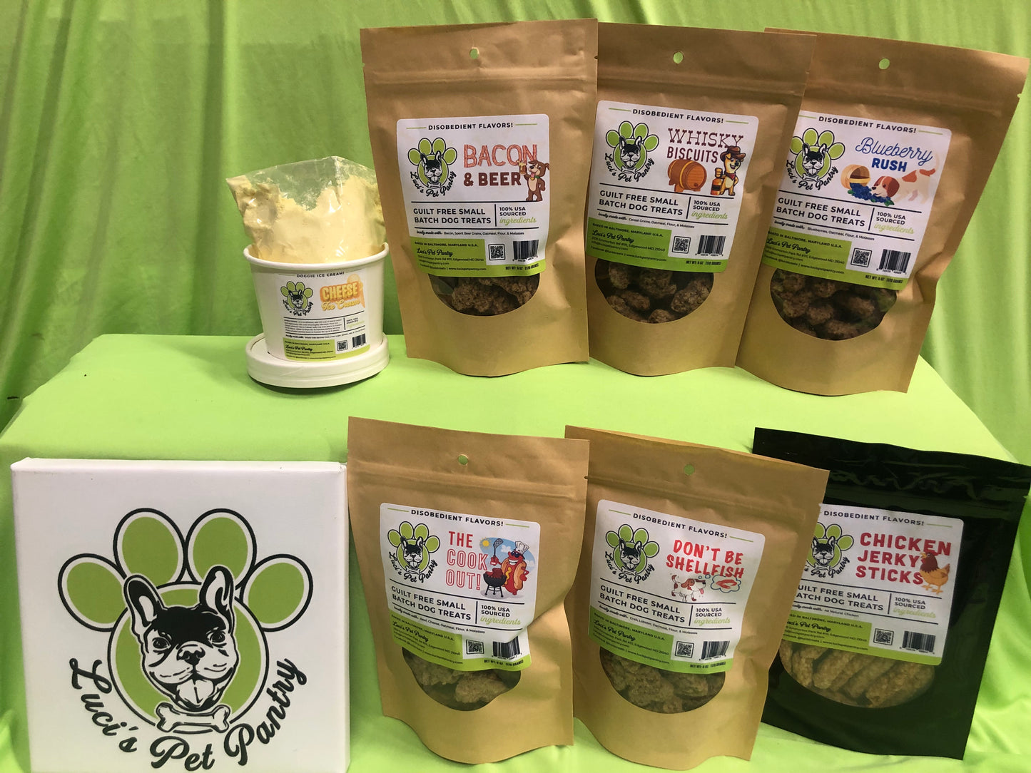 "Memorial Day" Dog & Puppy Gift Box! Now Available Year Round!