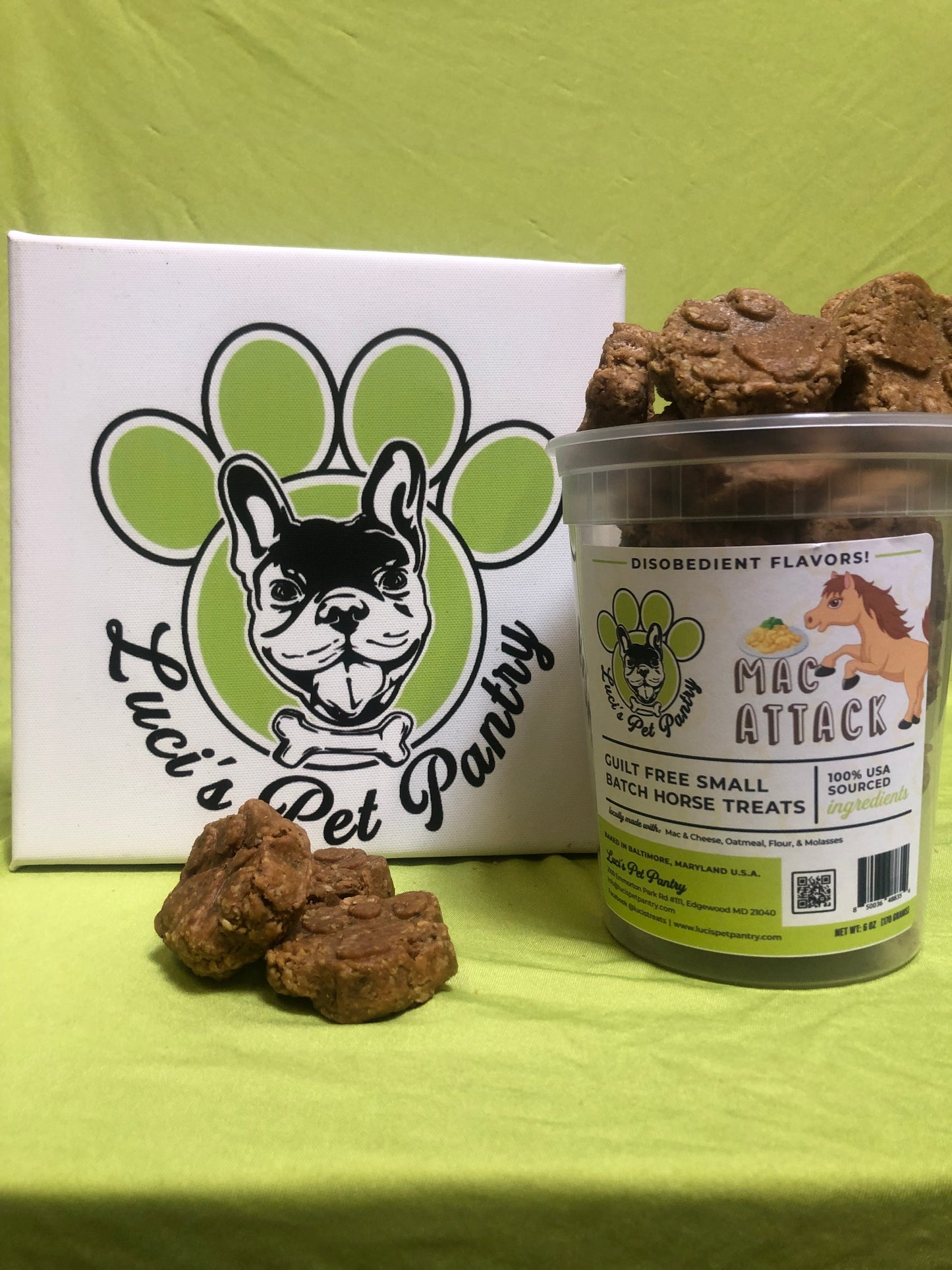 Octoberfest - All Natural "Pumpkin" Horse Treats - Disobedient Biscuits Bulk Tub