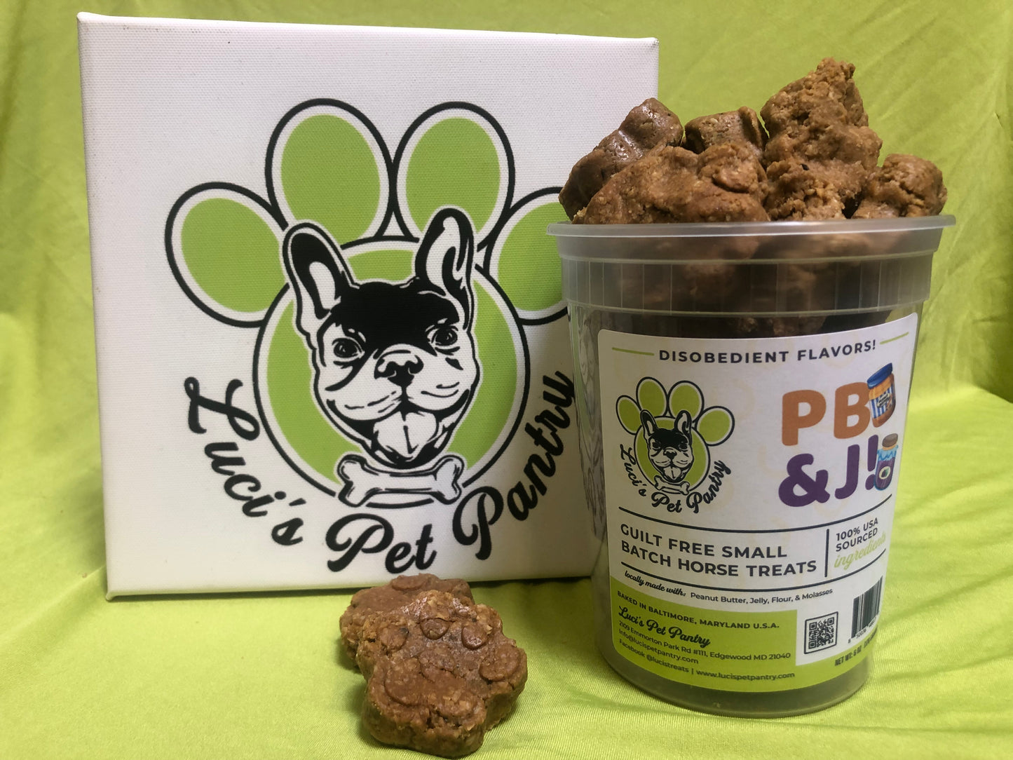 Octoberfest - All Natural "Pumpkin" Horse Treats - Disobedient Biscuits Bulk Tub