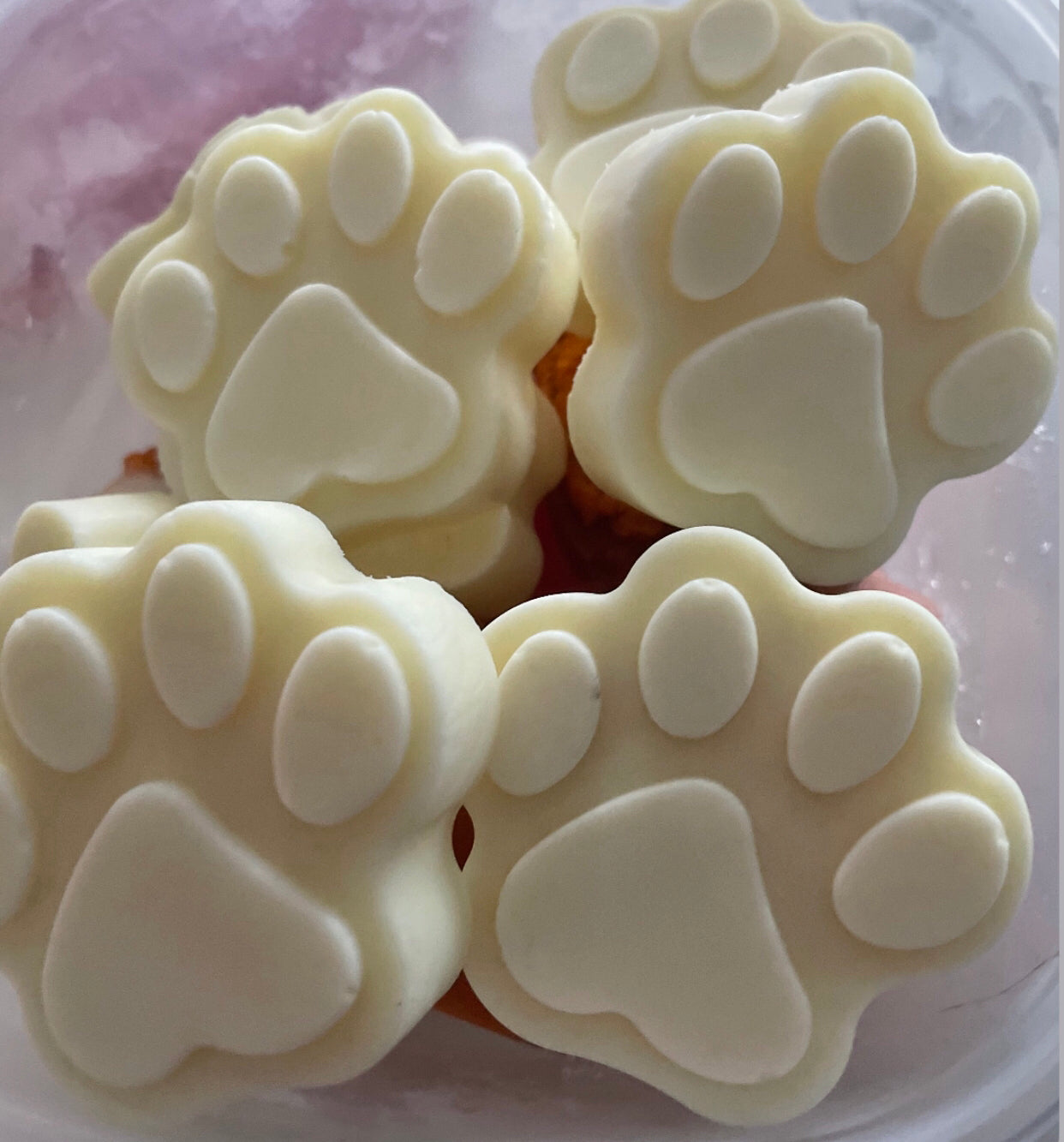 "Vanilla" Flavored Frozen Doggie Ice Cream Mix - Just add water and freeze!