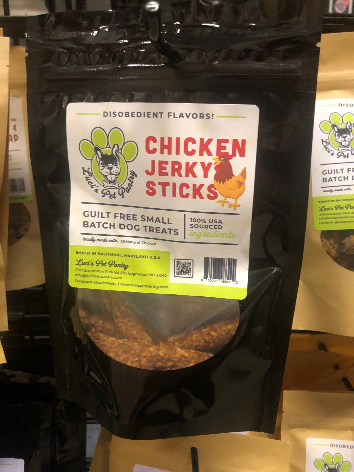 Sweet Potato Sticks - All Natural Single Ingredient Dog & Puppy Jerky Treats - 2 oz. Pouch