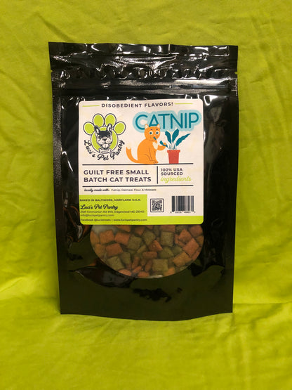 Cat Nip - All Natural "Cat Nip" Cat & Kitten Disobedient Treats - 2 oz. Pouch