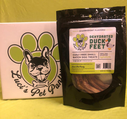 Dehydrated Duck Feet All Natural Healthy Dog Chews