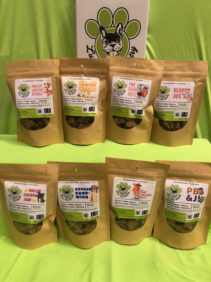 8 Bag "Sandwich Line" Dog & Puppy Disobedient Biscuit Treat Gift Box!