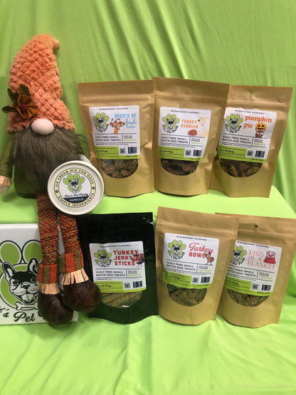 "Thanksgiving Turkey" Dog & Puppy Gift Box!  Available Year Round