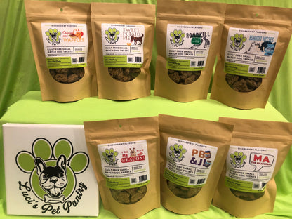 7 Bag "Woofpack" Dog & Puppy Disobedient Treat Gift Box!