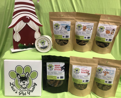 Christmas "Jingle Bells" Dog & Puppy Gift Box! Available Year Round