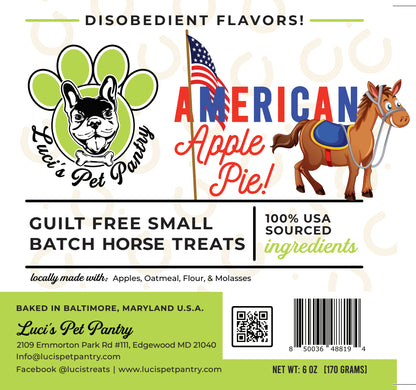 Octoberfest - All Natural "Pumpkin" Horse Treats - Disobedient Biscuits 6 oz. Pouch