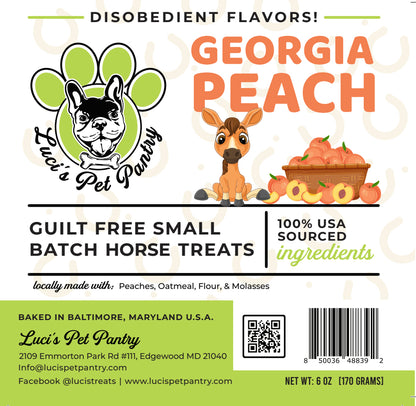 California Dreamin' - All Natural "Spinach & Mushroom" Horse Treats - Disobedient Biscuits 6 oz. Pouch