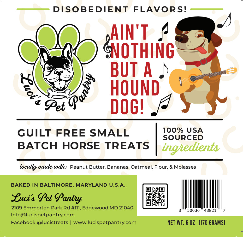 She's My Cherry Pie - All Natural "Cherry" Horse Treats - Disobedient Biscuits 6 oz. Pouch