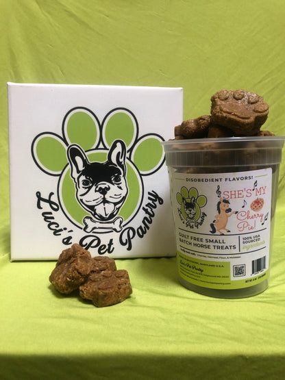 Ain't Nothing But Hound Dog - All Natural "Banana & Peanut Butter" Horse Treats - Disobedient Biscuits Bulk Tub