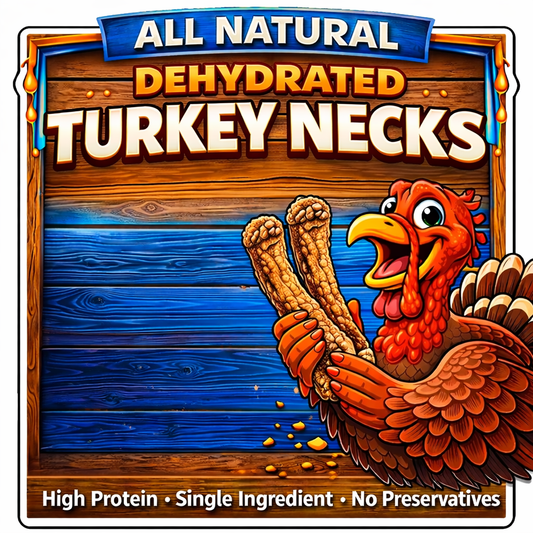 Dehydrated Turkey Necks All Natural Healthy Dog Chews