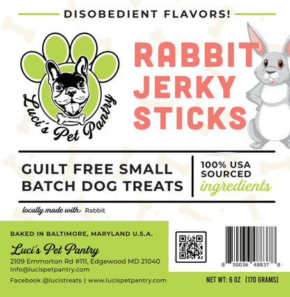 Beef Sticks - All Natural Single Ingredient Dog & Puppy Jerky Treats - 2 oz. Pouch